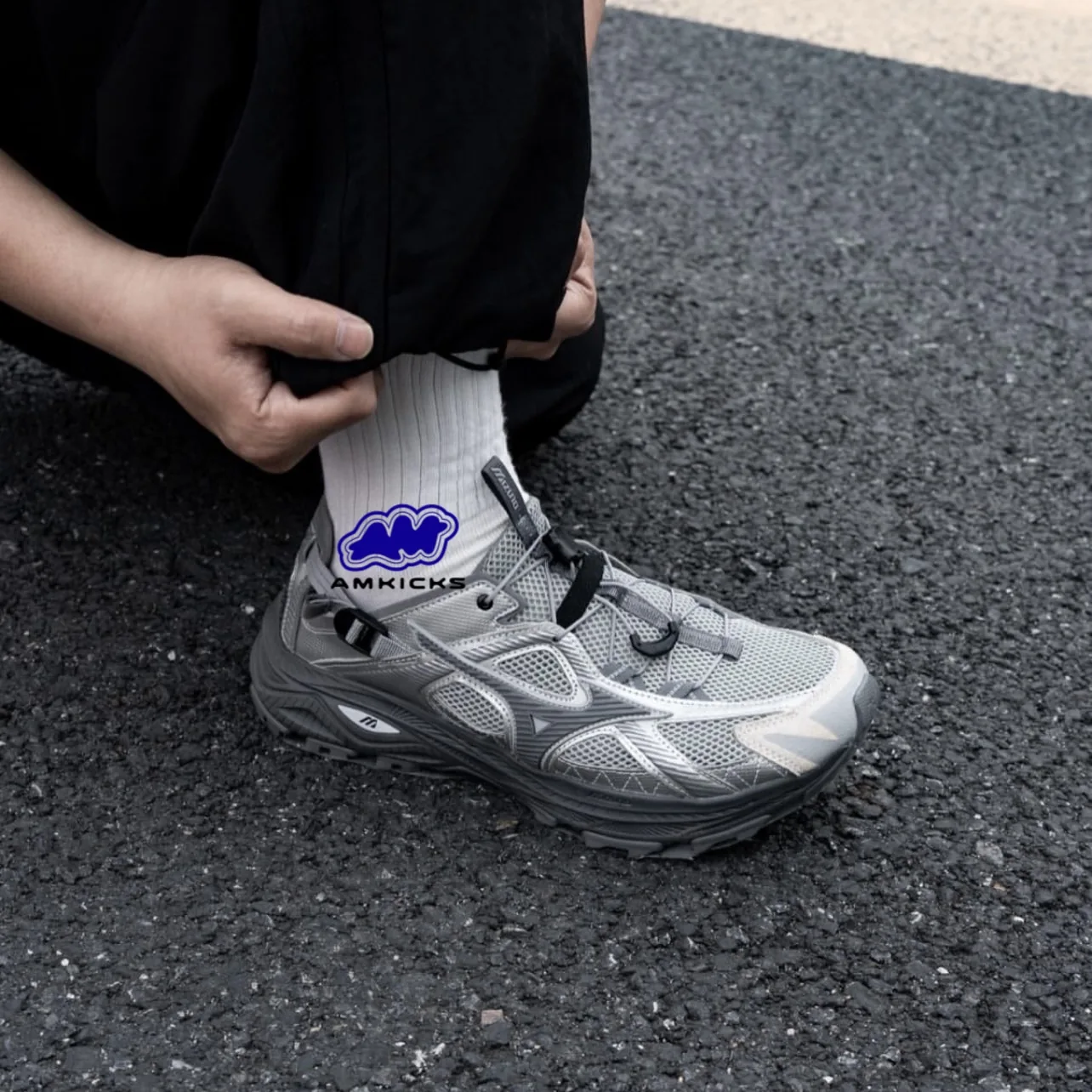 Mizuno Racer Trail SE "Silver Grey"