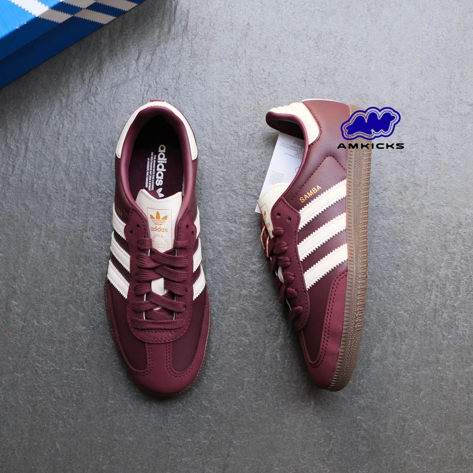 Samba OG "Maroon Off White Gum"