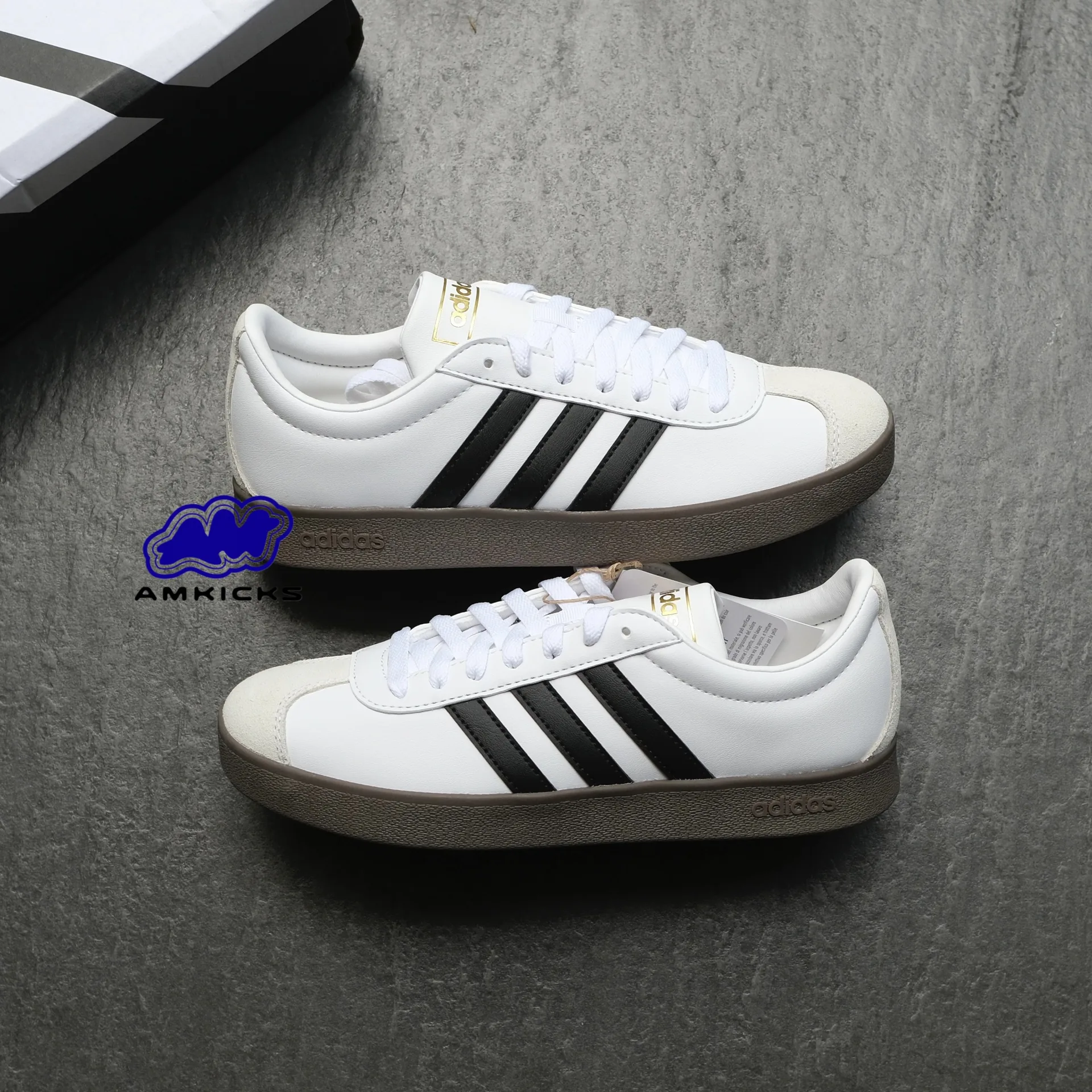 adidas VL Court 2.0 Cloud White Core Black Gum