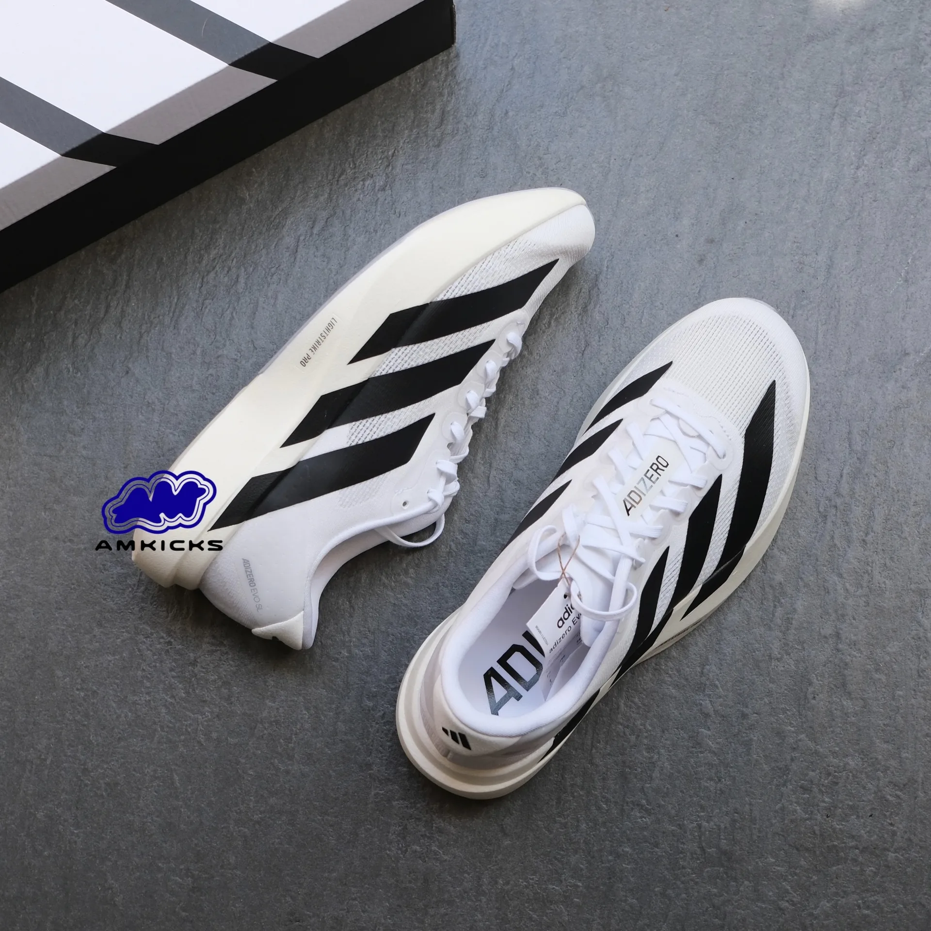 Adizero Evo SL "White Black"