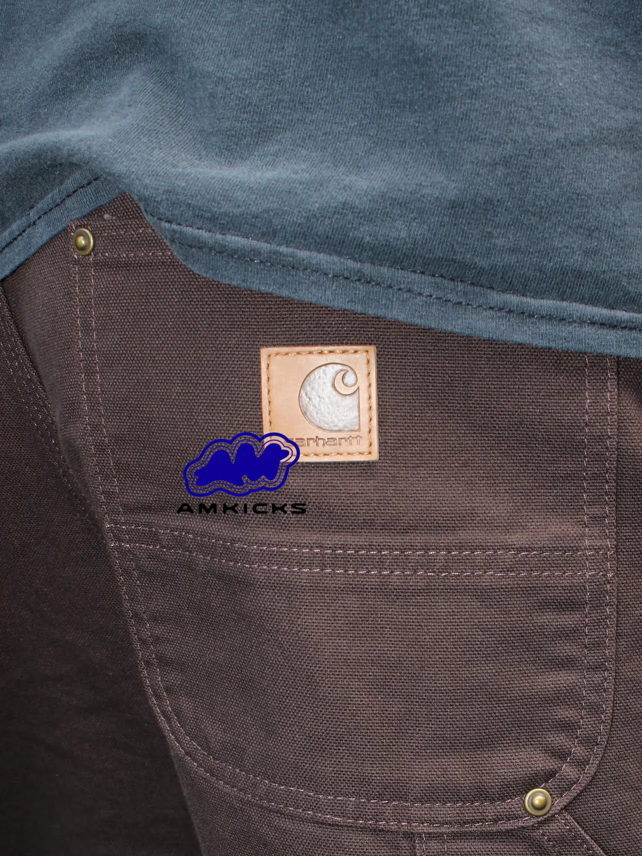 Carhartt Double Knee "Dark Brown" Pants B136 DKB