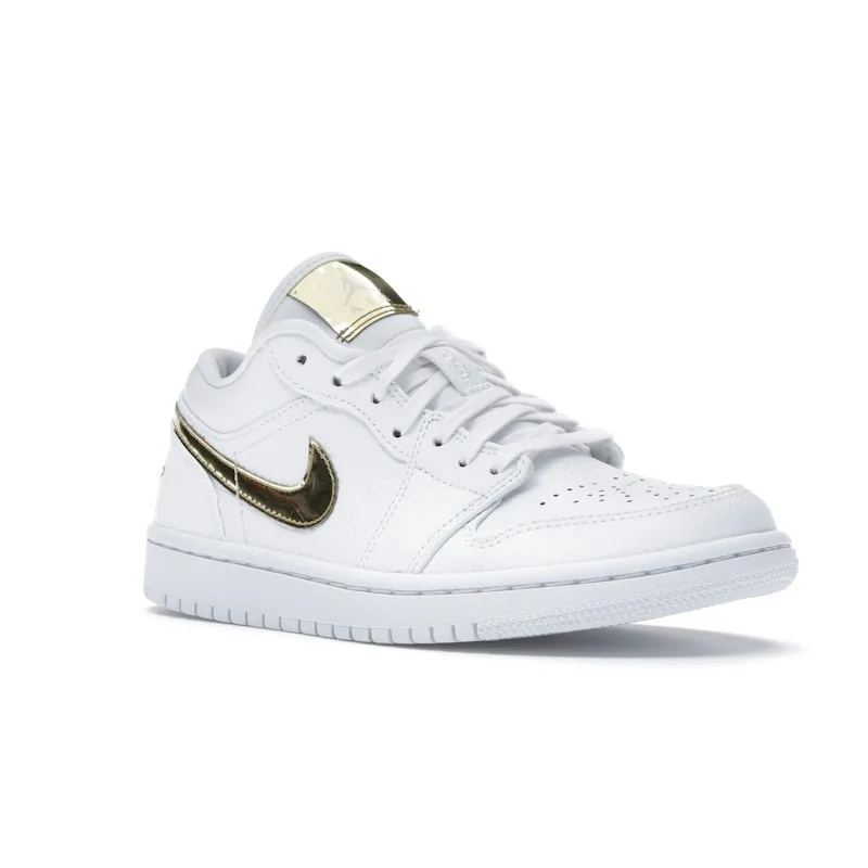 Jordan 1 Low "White Metallic Gold (Women's)"