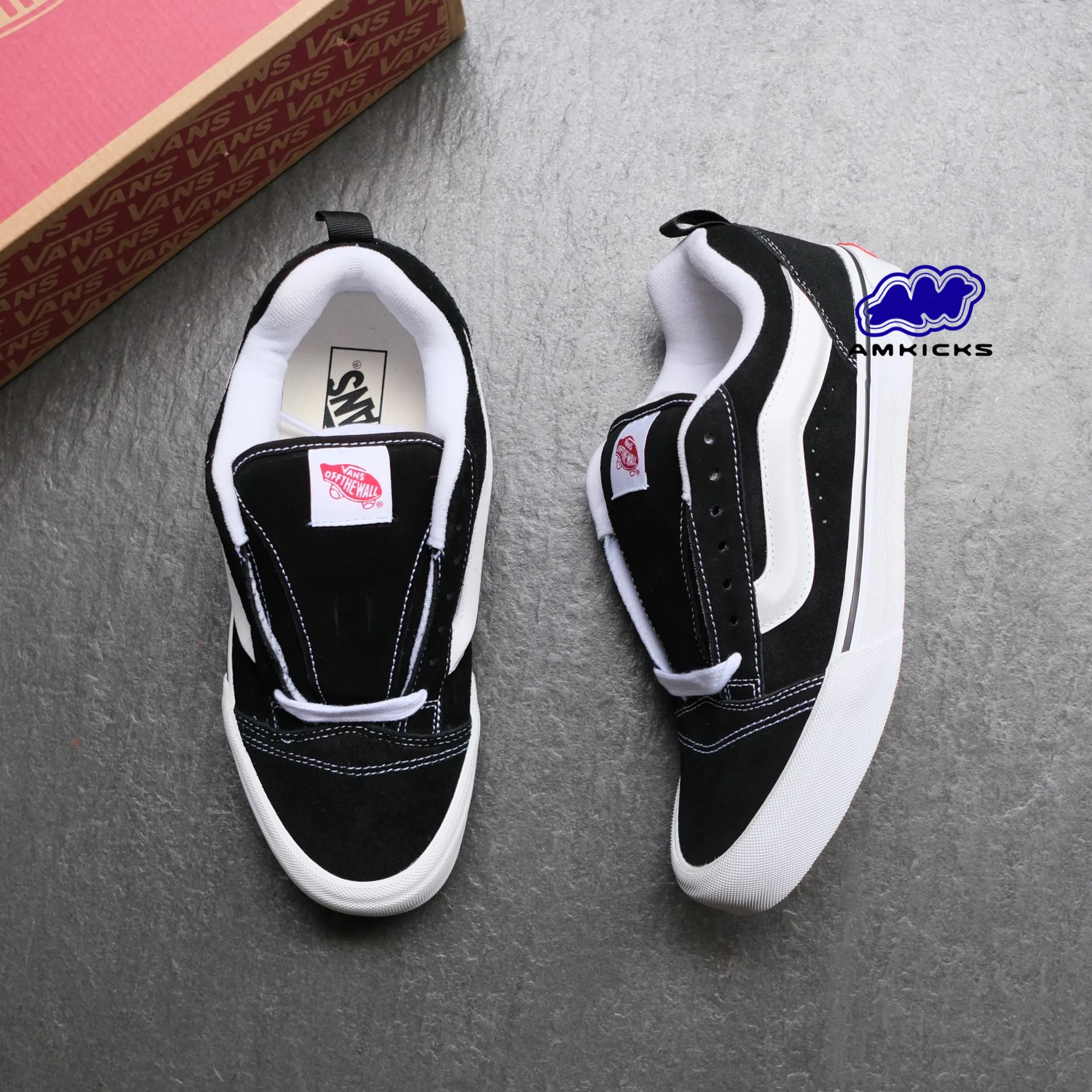 Vans Knu Skool "Black White"